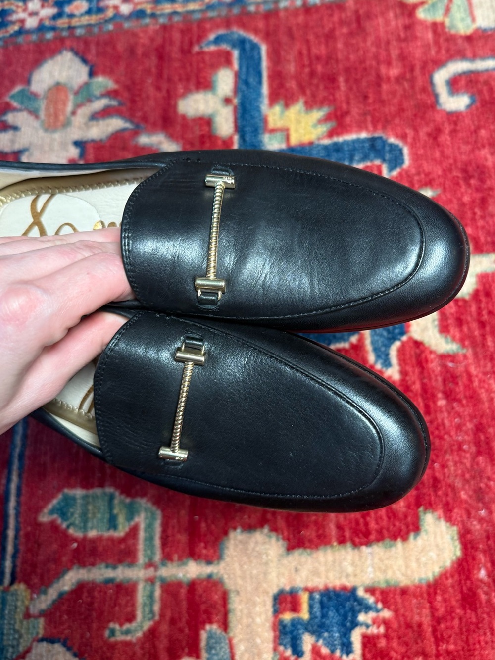 NWOT Sam Edelman Lior Black Leather Loafers | 6.5 - Picture 13 of 16
